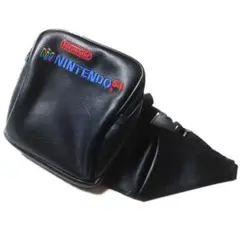 【超希少】90s NINTENDO 64 レザー ウエストバッグ ブラック