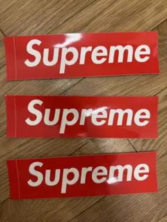 Supreme ステッカー 3枚セット 赤