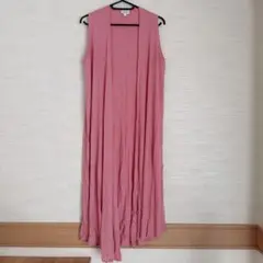 LuLaRoe Sサイズ ジレ ピンク スリット ロング
