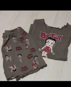 ベティちゃん　ブラウン　上下セット　ルームウェア