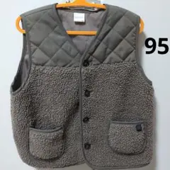 tete a tete ベビーベスト 95サイズ グレー