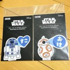 【新品】スターウォーズ　ダイカットステッカー　みふねたかし　R2-D2 BB-8