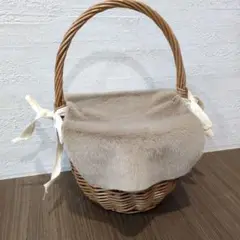 【美品・即日発送OK】バスケット　蓋付き（インテリア等に）