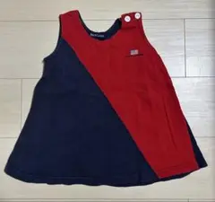 Ralph Lauren ラルフローレン　ノースリーブワンピース 赤/紺