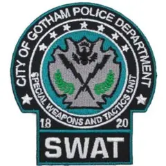 アイロンワッペン SWAT 警察 アメリカ US エンブレム