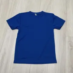 140cm 半袖Tシャツ　アクティブウェア　青色　運動着　体操服