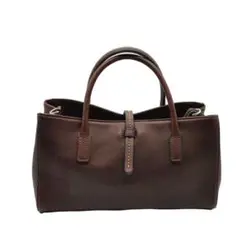【週末SALE】新品 2way ショルダーバッグ 日本製 本革 こげ茶色