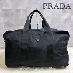 【良品!✨】PRADA プラダ ボストンバッグ ハンドバッグ ナイロン ブラック