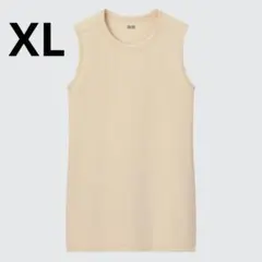 ユニクロU シームレスノースリーブ XL