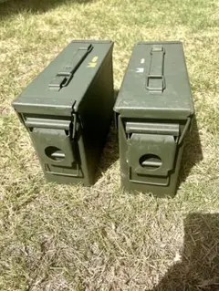 米軍放出品 アンモボックス M19A1 Caliber.30 弾薬箱 2個セット