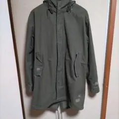 ZARA　MAN　メンズ　モッズコート　カーキ
