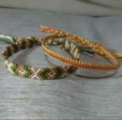 ハンドメイド　ミサンガ　２本セット40
