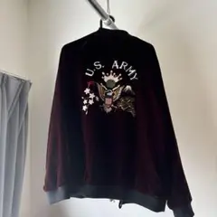 美品　VARDE77 リバーシブル スカジャン　サイズ1 美品 VARDE77 リバーシブル スカジャン サイズ1
