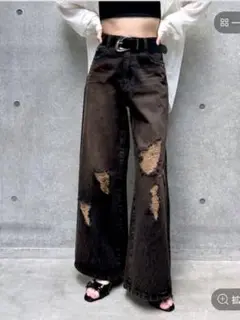 最終値下げ　PAGEBOY クラシックデニムパンツ