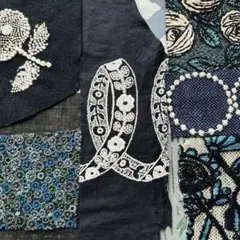 mina perhonen.刺繍ハギレ.ハンドメイド.はぎれ♢♢♢