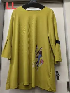 春夏物　ケイスリー　オシャレかわいいデザイン　チュニック　LLサイズ