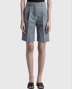 Acne Studios ストライプショートパンツ アクネ ハーフパンツ ブルー