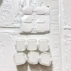 ⭐︎ケーブルホルダー マグネット開閉 磁気ケーブルホルダー 6個 白