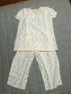 アヒル柄コットンパジャマセット M