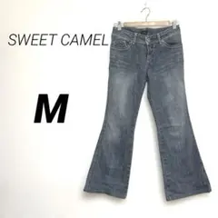 【美品】SWEET CAMEL フレア　デニムパンツ　M