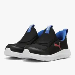 新品未使用　PUMA ファンレーサー2 ブラック/ブルー 13cm