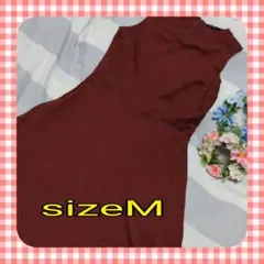 (ユニクロ )ノースリーブワンピースえんじ色 SizeМ 中古品