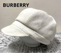 BURBERRY BLUE LABELバーバリー◎キャスケット白/帽子/キャップ