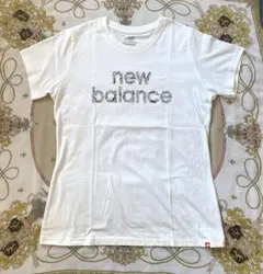 New Balance XL ホワイト Tシャツ　レディース　ニューバランス
