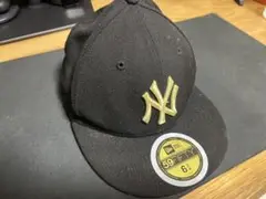 New Era 59FIFTY ブラックキャップ 6 3/4 キッズ用