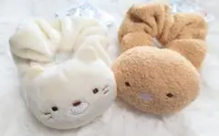 すみっコぐらし マスコット付き シュシュ