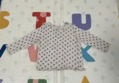 H&M 花柄コットン長袖シャツ　ベビーEUR74