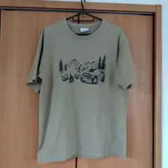 Columbia カーキ Tシャツ Mサイズ