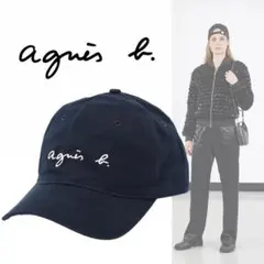 agne's b. アニエスベー GT47 CASQUETTE ロゴキャップ
