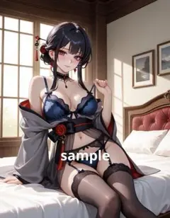 AIイラスト　美女 L版サイズ 1点物 B99