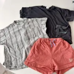 夏物セール★【breeze】Tシャツ2枚　ショートパンツセット　まとめ売り