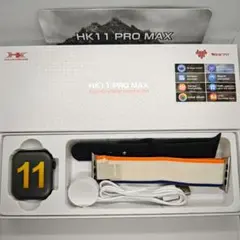 HK11 PRO MAX スマートウォッチ 本体カラーブラック