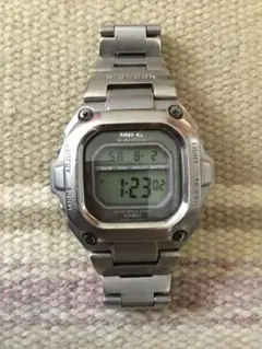 【未使用に近い】カシオMRG-110T初代フルメタルGショック角形チタン 極美品】カシオMRG-110T初代フルメタルGショック角形チタン