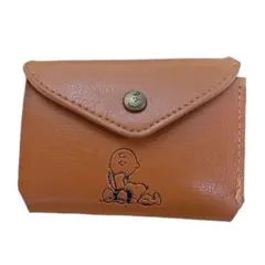 ■SNOOPY スヌーピー 極小 財布 3つ折り コインケース 折り財布