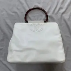 訳あり シャネル CHANEL キャビアスキン べっ甲柄トートバッグ