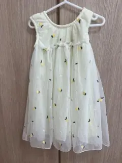 アプレレクール　レモン　チュールワンピース