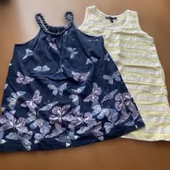 GAP 140 ノースリーブ2枚セット