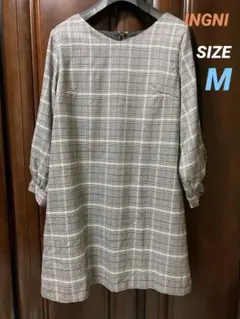 ☆美品☆ INGNI イング　チェック柄ワンピース　Ｍサイズ