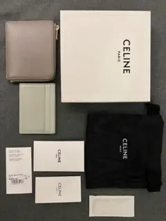 CELINE セリーヌ　ジップ付パース コインケース 財布　カードケース付属