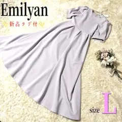 【新品タグ付】エミリアン UVカット 接触冷感 ストレッチポンチワンピース L