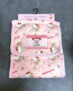 ハローキティ トイレットペーパーホルダーカバー ピンク サンリオ しまむら