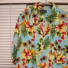 レーヨン100% GEORGE アロハシャツ ハワイアンシャツ 柄シャツ