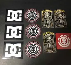 DC ELEMENT スケートボード ステッカー 10枚セット エレメント