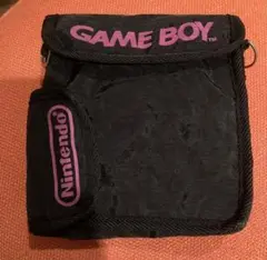 任天堂ゲームボーイポーチ本体ソフト入れ黒ブラック希少レア