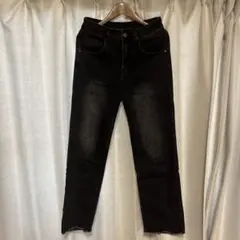 ハイウエストスリムフィットデニムパンツ