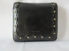 ALPHA CUBIC 黒 折り財布